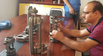 Customer Visiting for Cable Protector